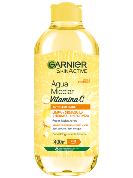 Imagem Água Micelar Antioleosidade com Vitamina C | Packshot Miniatura | Garnier